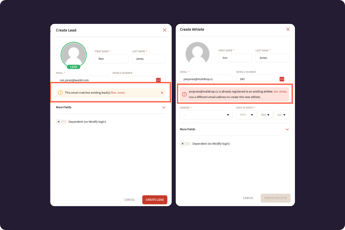 Duplicate Client and Lead Warnings.png